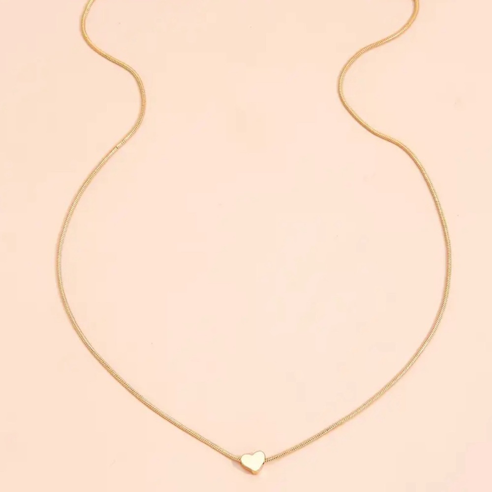 Gold Heart Necklace